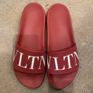 Valentino slide sandals - almost new